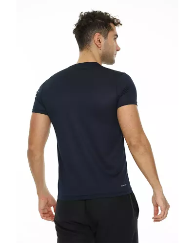 t-shirt à col rong en polyester